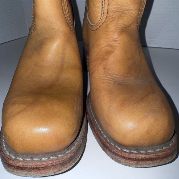 Frye Campus 14L Banana Leather Knee Boots 8 - Picture 4 of 7